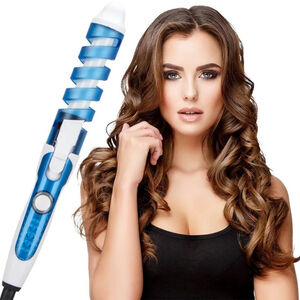 Tourmaline Ceramics Curling Iron In Blue